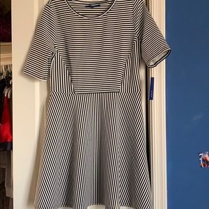 Black and white dress